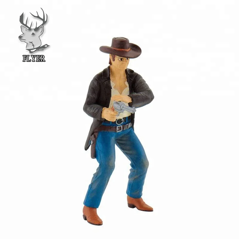 resin cowboy statues