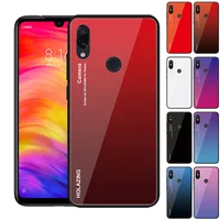 

Crystal Gradient Tempered Glass Case for Xiaomi Redmi K20 Note 7 7A Pro 6 5 Plus Anti-Scratch Fingerprint Drop Cover