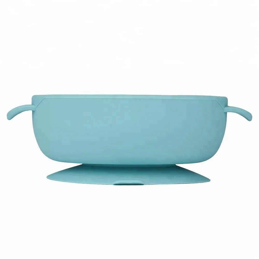 Baby feeding Food Bowl Suction silicone Baby Placemat Bowl Set