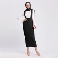 

Fashion maxi skirt strap long skirts for muslim women