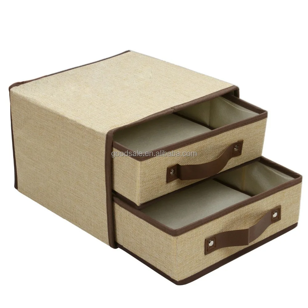 Storage Drawers Boxes Collapsible Storage Container Bins With