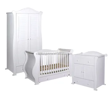 baby cot and drawer set
