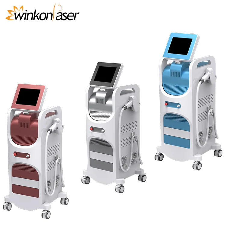 

2021 High Power 808+755+1064 HSPC hair removal laser diode machine with ce rosh