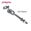 China Factory Factory Price Hot Sale Zinc Plated Swing Hook with Bolt Wood Thread