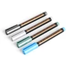 High quality fiber white gold red blue paint pen chalk marker pen