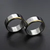 ZJ058 Amazon Top Seller 2019 New Gold Wedding Ring For Couple, Stainless Steel Band Rings Men