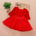 Retail free shipping new summer casual High grade pure white bowknot princess dress baby girls dress