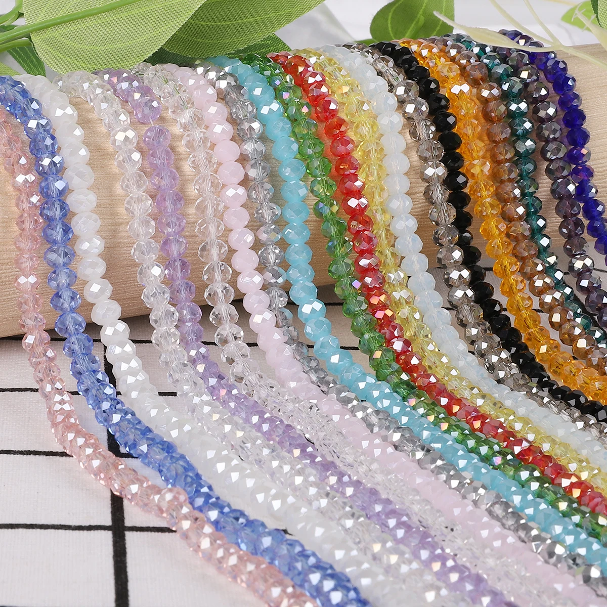 Czech Crystal 4mm Faceted Round Loose Beads For Bracelet Necklace Jewelry Making 