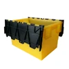 Courier Service Enjoying Storage Shipping Box Relocate Crate