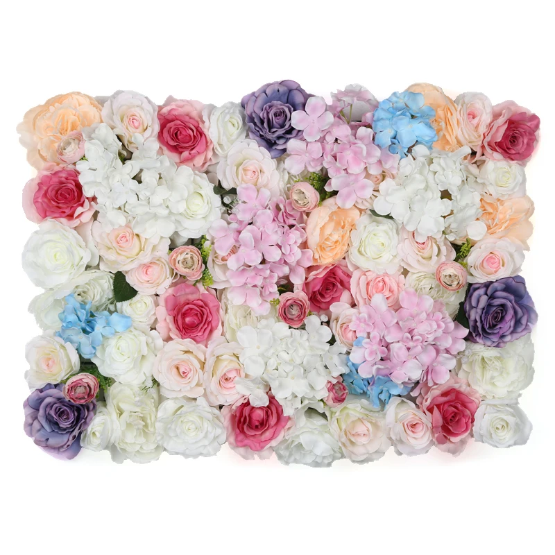
Directly Manufacturer customized 40X60cm real touch artificial silk flower wall decorative artificial flower for home decor 