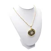 2018 New Design Alloy Silver/Golden Healthy Power Pendants with Energy Stone
