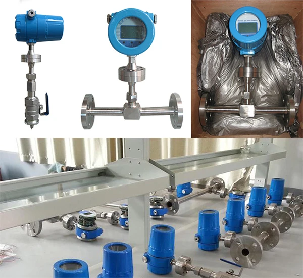 Thermal mass flow meter/blue white flow meter