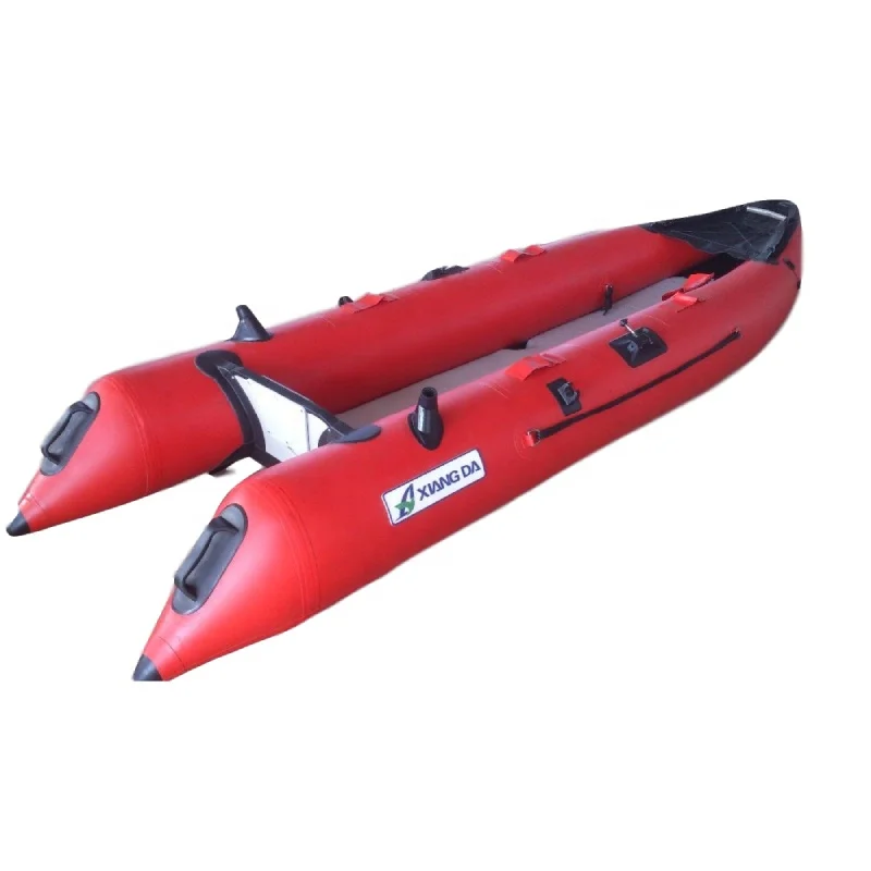 

Made-in-China PVC Hull Material Cheap Inflatable Fishing Kayaks! 2 Person Kayak!