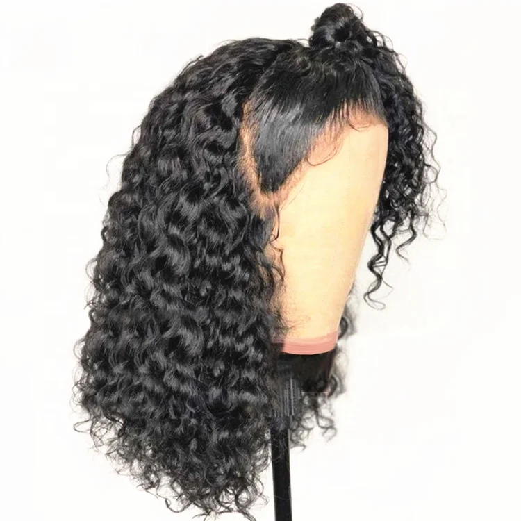 

14 Inch 130% Density Loose Curl Human Hair 360 Lace Frontal Wig