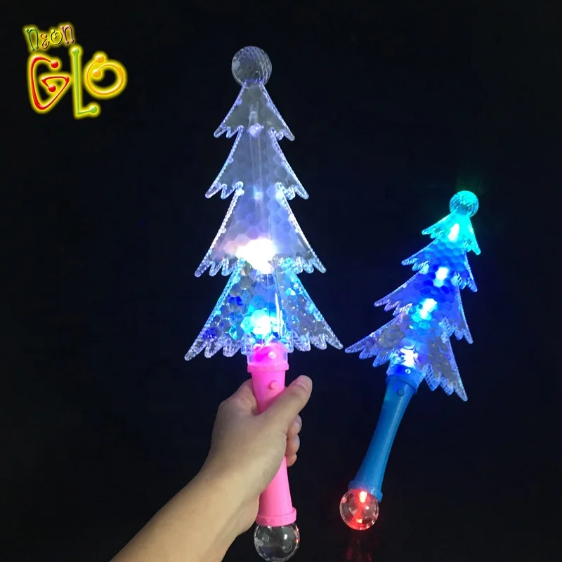 

festival vibe kid loving toy led christmas light up tree stick