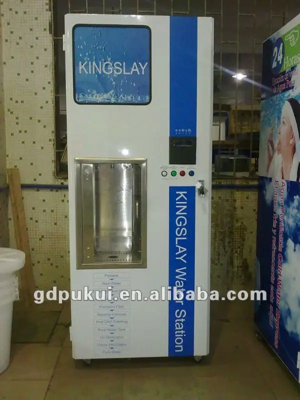Vending Machine For 5 Gallon Bottled Water With Ic Card And Coin & Gsm