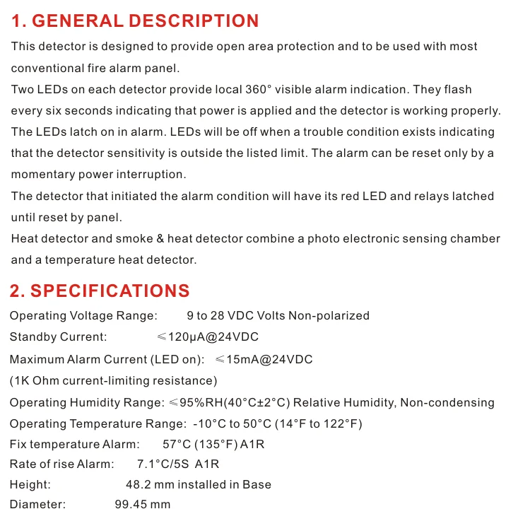 Asenware Linear heat detector