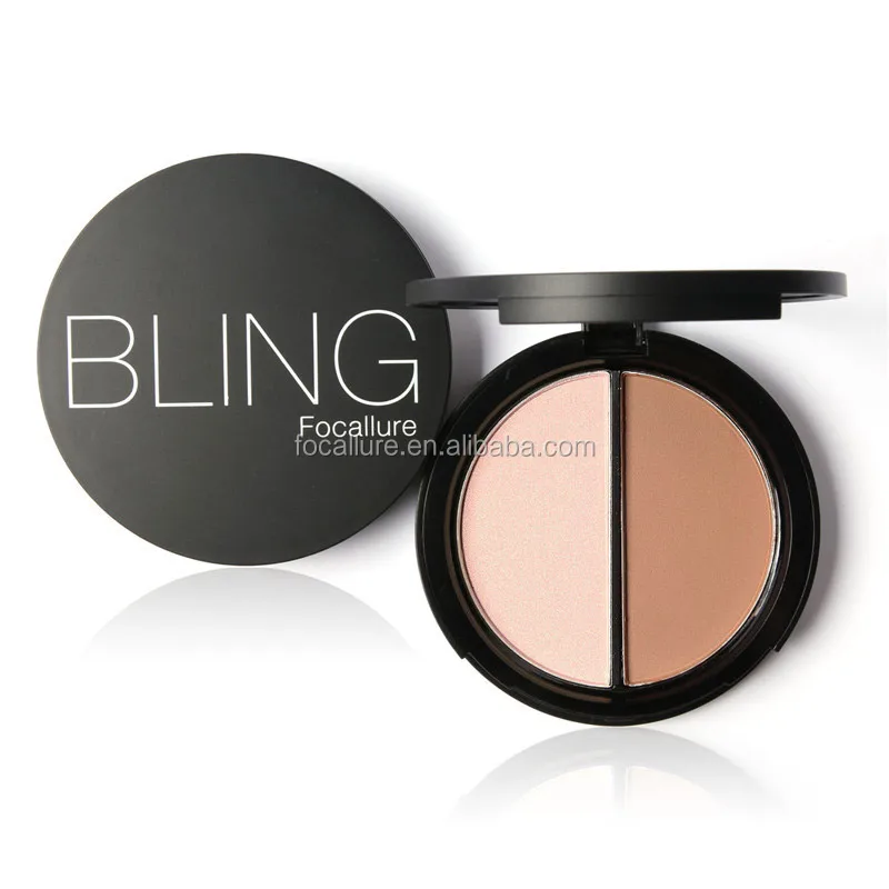 

Focallure New Makeup Blush Bronzer Highlighter 2 Diff Color Concealer Bronzer Palette Cosmetic Make Up