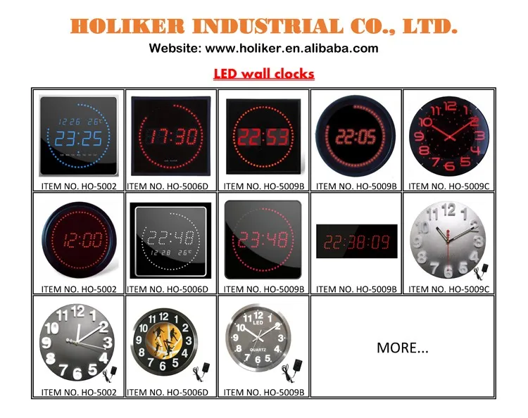 LED wall clocks-2016