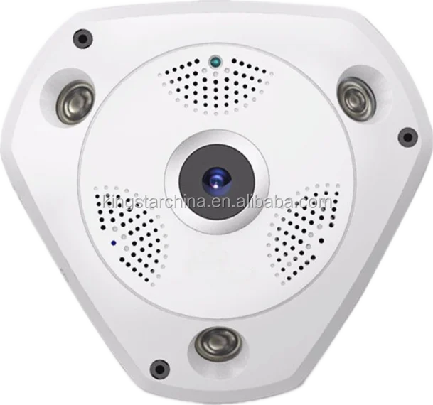 VR01 360 Degree Camera IP 3MP Fish Eye WIFI PTZ CCTV 3D VR Video IP Cam