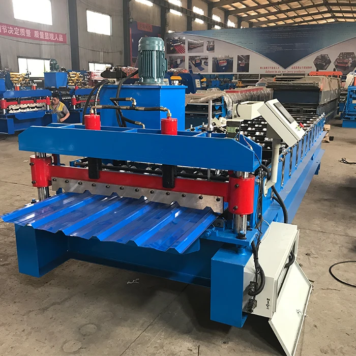 
Aluminum roofing tile sheet panel roll forming making machine 
