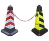 28" inch Lateral lift ring PE Quadrate rubber base traffic road cones