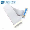 Low Profile 16in Parallel Port Header Cable Adapter with Bracket DB25 to IDC26 Cable