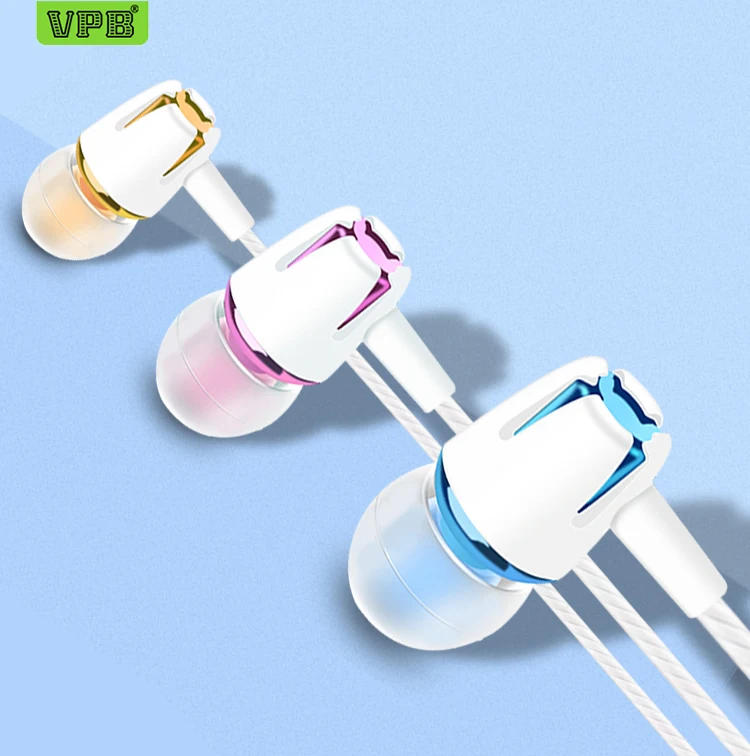 

VPB S9 Sport Earphone Wired Super Bass 3.5mm Crack Earphone Earbud with Microphone Hands Free MP3