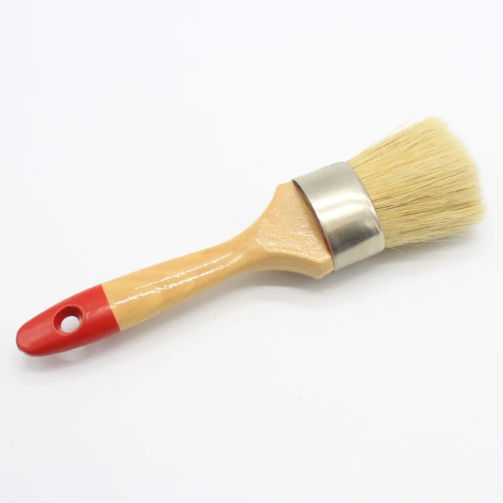 1 Inch,2 Inch,Pure Bristle Chalk Paint Brush Wax Round Brush Buy Pure