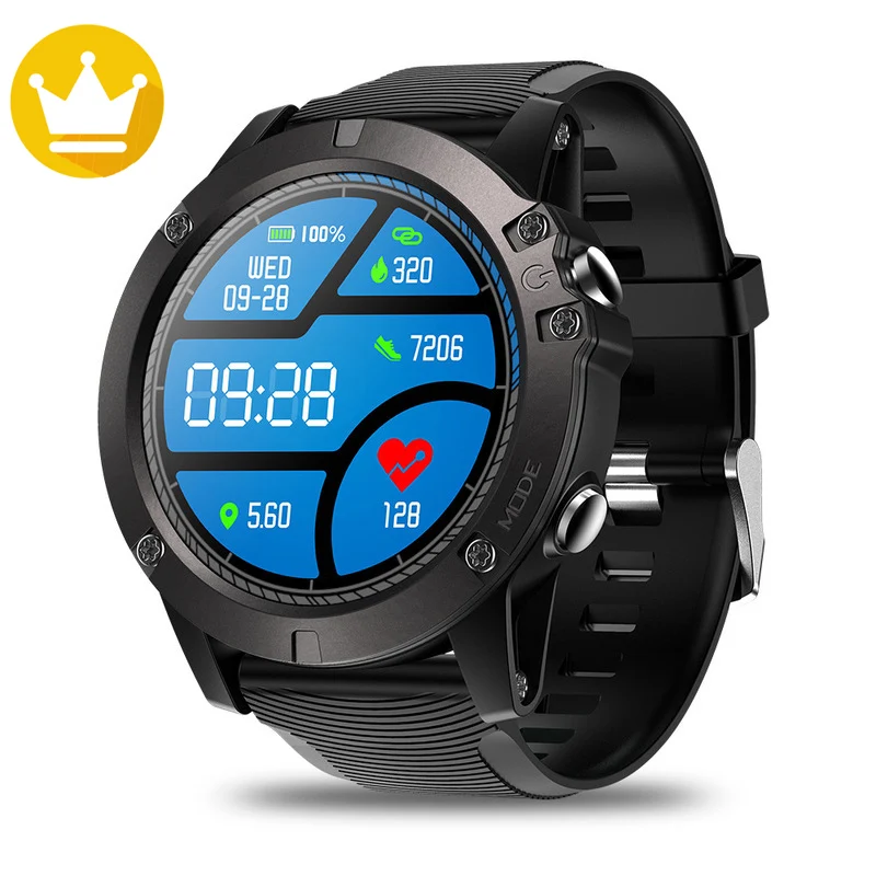 

2019 Zeblaze VIBE3 PRO Android iOS heart rate monitoring full round screen smart watch foreign trade explosion models