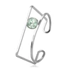 51669 xuping special shaped stainless steel bangle bracelet with crystals from Swarovski