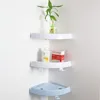 Cheap Multi Function White ABS Plastic Bathroom Magic Corner Shelf