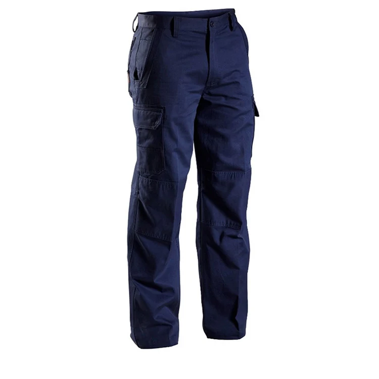 blue cargo trousers mens