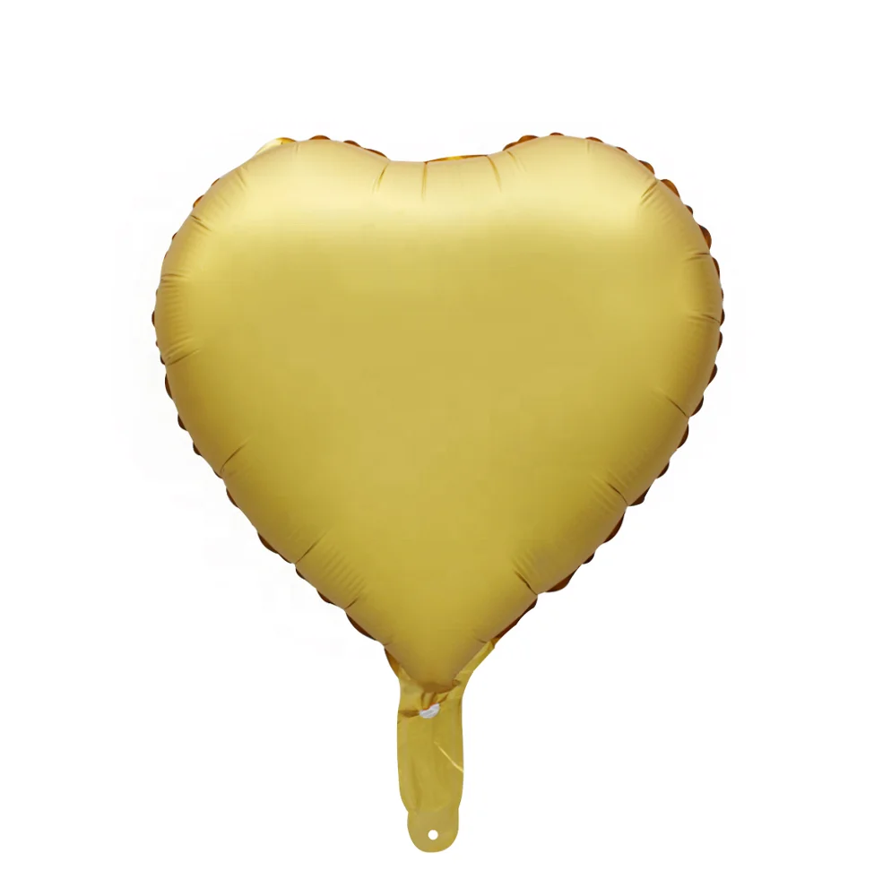 
TF metallic inflatable valentine balloon foil mylar love balloon heart shape matte color 18 inch red new balloon wedding 