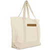Promotional Custom Logo Printed Organic Reusable Tote Canvas Cotton Bags With Zipper