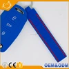 New Styling Thin Red Line Silicone Keychain Key Ring Colorful With Football Pattern For Car keys