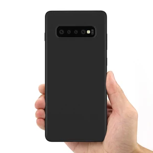 Black Rubber Matte for Samsung S10 e Note 10 Pro Case Cover Slim TPU Back Covers, for Samsung Galaxy S8 S9 S10 Phone Case Cover