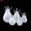 Led glass christmas ornament with angel wings