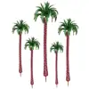 5.5/7/9/13/19cm Kids Plastic Coconut Palm Tree Train Railroad Architecture Diorama Tree Mode scale
