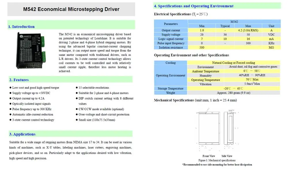 T m driver. M542 transpo. active driver mt 2.2 характеристики.