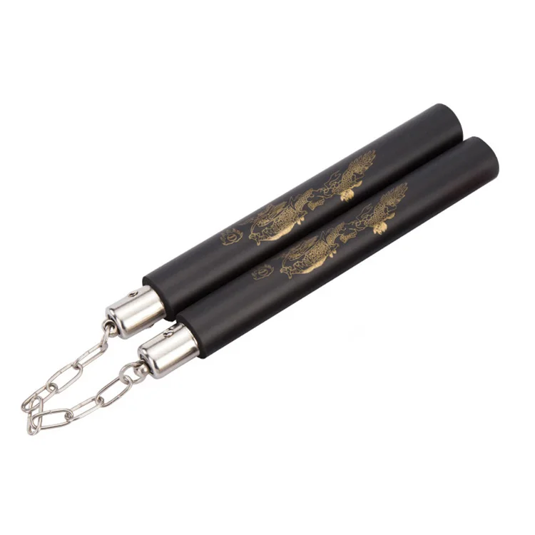 Dragon Eva Sponge Nunchakus With Stainless Steel Chain Martial Arts ...