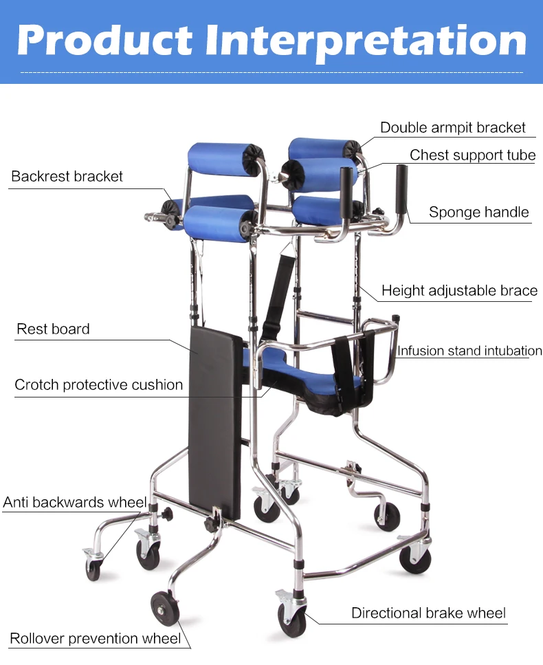 Rehabilitation Therapy Supplies Walker Cerebral Palsy Hemiplegia
