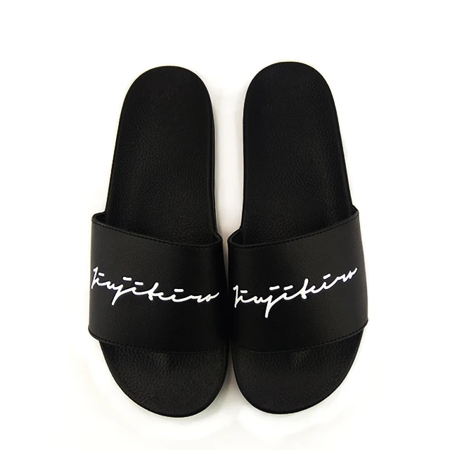 

Greatshoe fashion gents sandal latest slides design mens sandal slide shoes PVC custom logo slippers for men