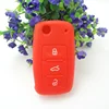 Fashion 2010 2013 Fob smart 3 buttons silicone car key covers for Volkswagen EOS,Loungyee