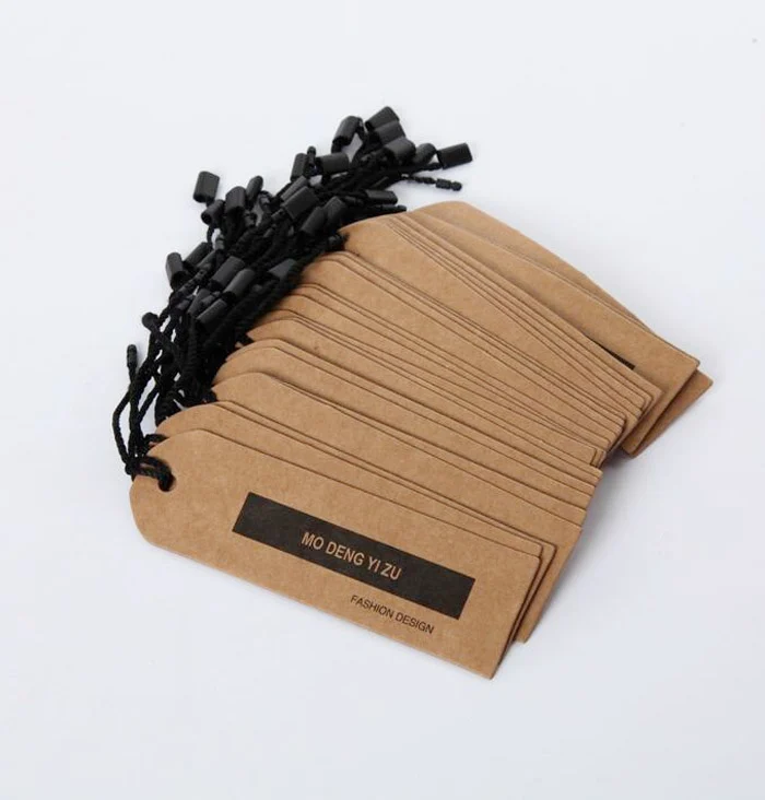 Brown paper printable labels