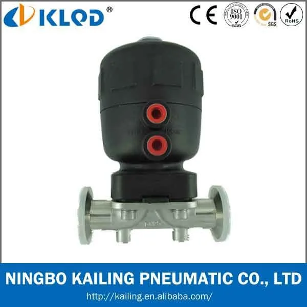 Manual operated diaphragm control valve, fluid air, water, gas