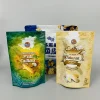 Plastic resealable Packaging Bag For Snack Zipper Nut Zip Package Stand Up Pouch With Ziplock