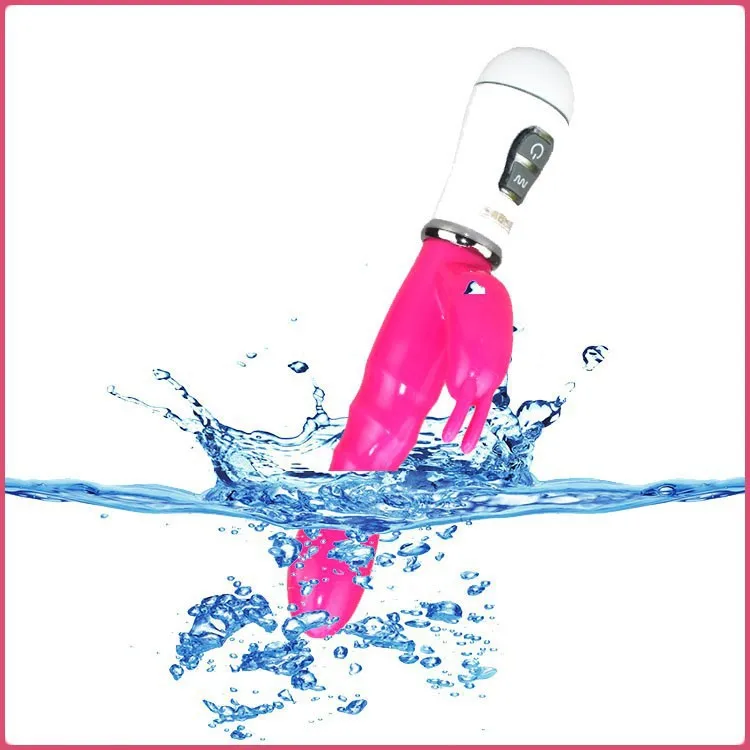 Wholesale Hot Sale Rabbit Vibrator Waterproof Sex Toys 12 Speeds G Spot Handheld Strong Speed 6379