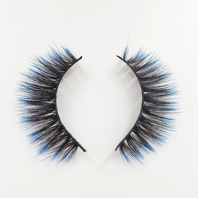 

Private label Custom Lash Packaging Color Mink Eyelashes, Colorful lashes