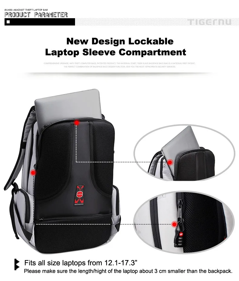 2017 fashion hot style Anti-theft anti-shock high quality nylon ladies business14 17 inch lenovo laptop backpack bags